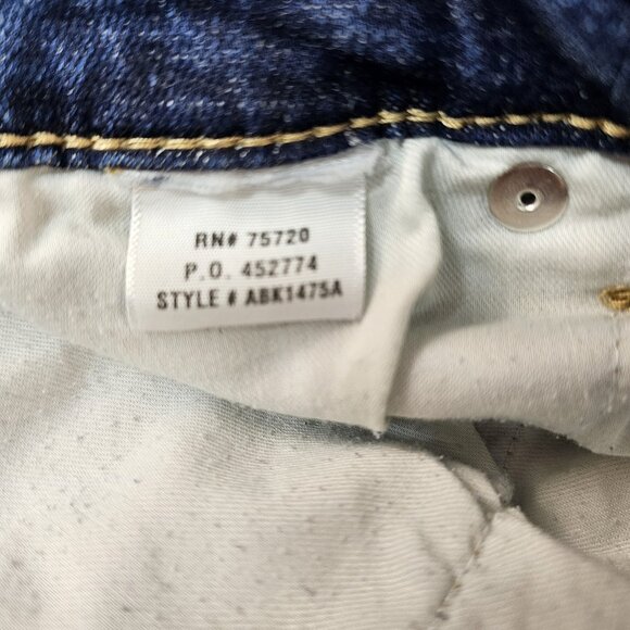 BKE Jeans Womens Gabby 31 Curvy High Rise Ankle Heavy Distressed Thick Stitching - Picture 4 of 16